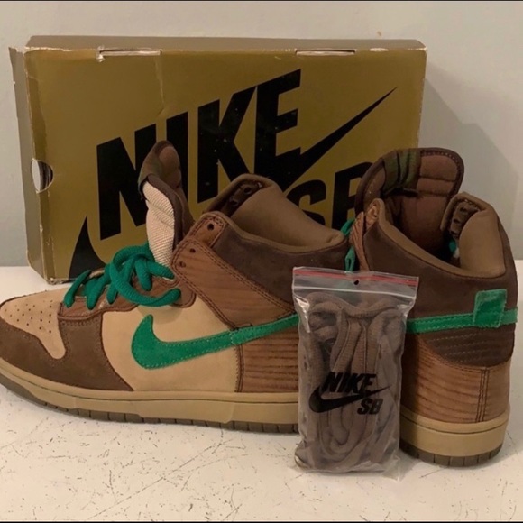 NIKE DUNK HIGH PREMIUM SB HIGH WOOD DECK size 7.5 main image 4